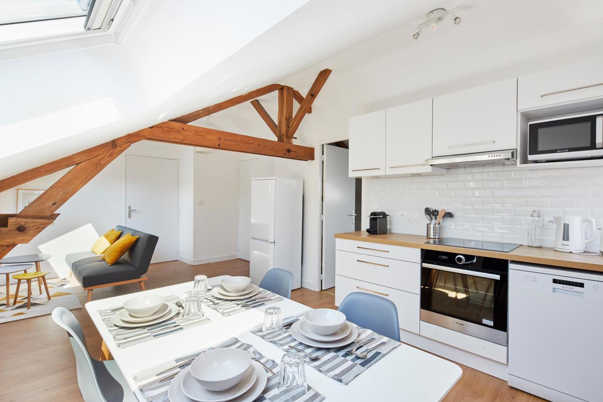 Apartmán Minuit A Paris - Wifi Fibre/Linge/Parking Châteaubriant Exteriér fotografie
